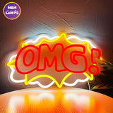 Omg neon sign